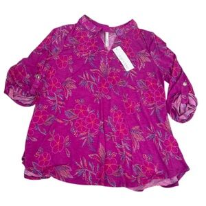 Dear Scarlett Lizzy Magenta Top